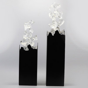 透明樹(shù)脂工藝品房間酒店電視柜玄關(guān)裝飾品