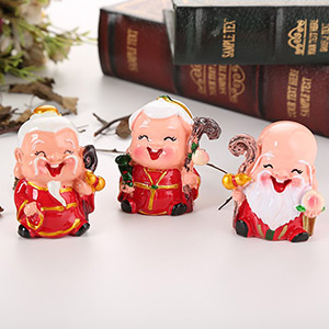 廠(chǎng)家直銷(xiāo)新款壽公壽婆財(cái)神蛋糕裝飾擺件財(cái)神汽車(chē)家居擺件